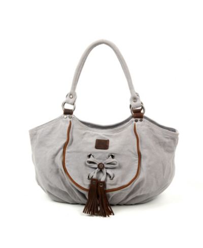 TSD BRAND Bold Lotus Canvas Hobo Bag сумка хобо из холста