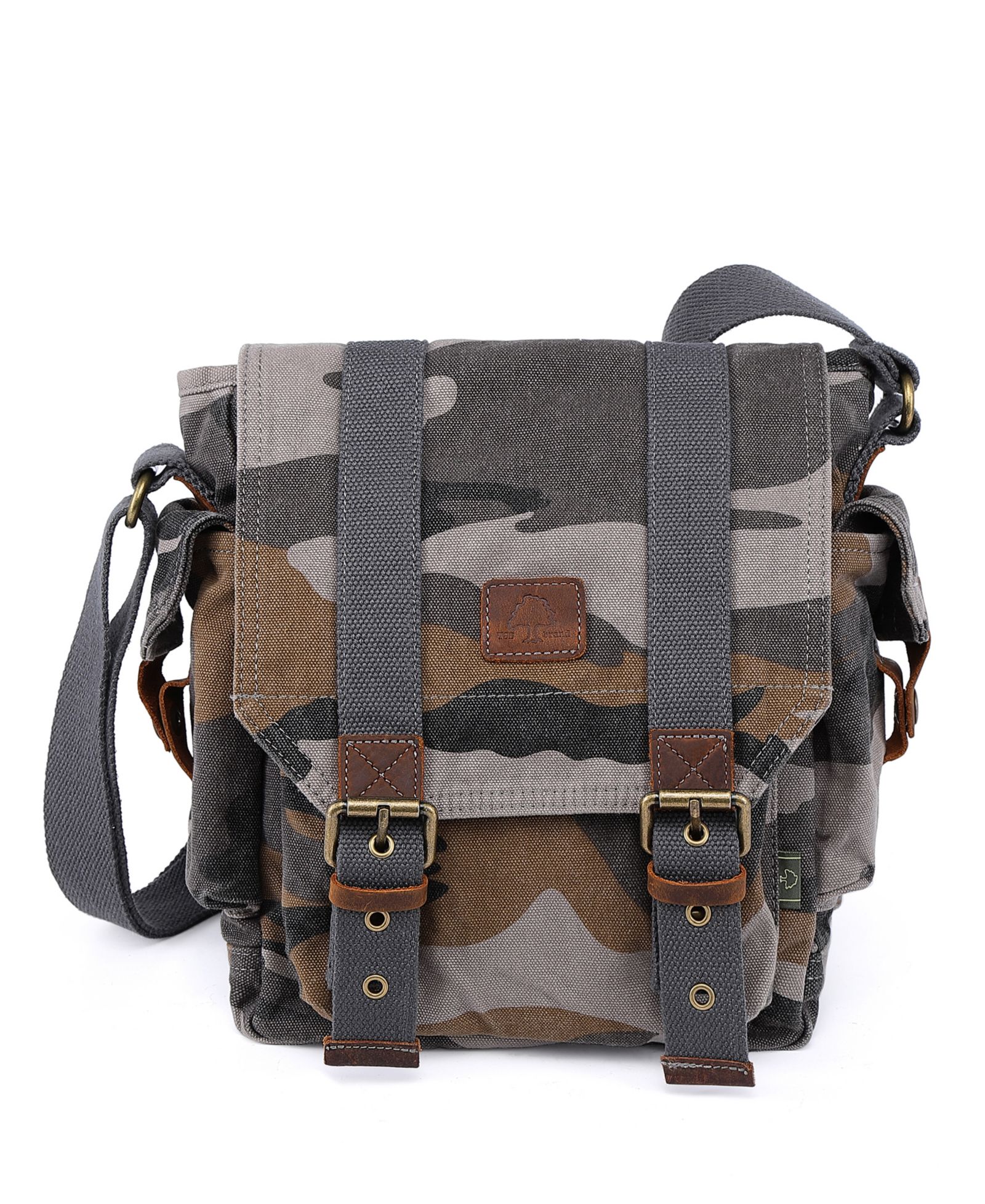 Сумка через плечо TSD BRAND Camo Canvas Crossbody