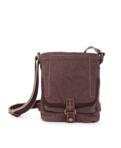 Женская сумка TSD Brand Atona Classic Flap Canvas Crossbody Bag