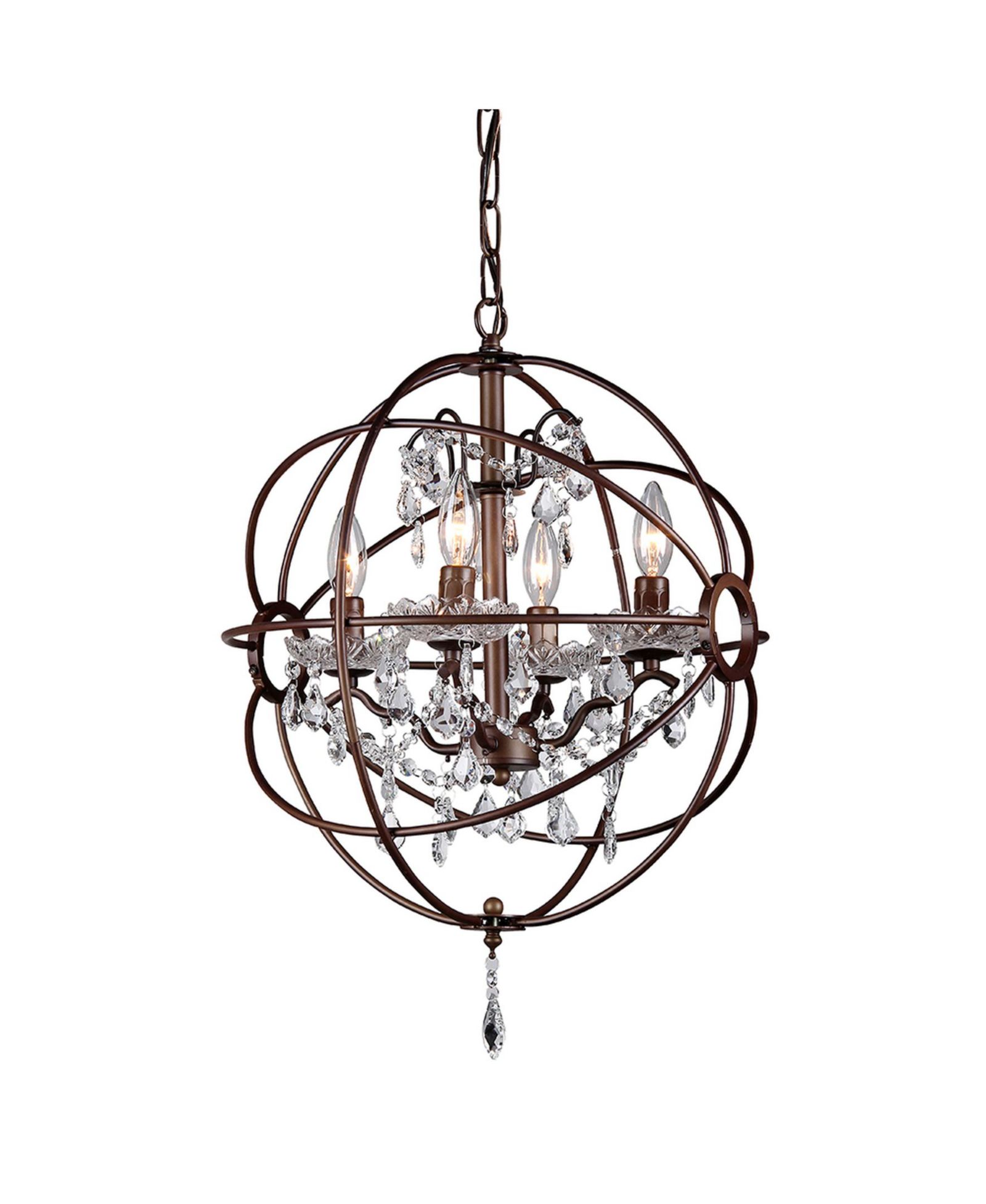 Home Accessories Edwards 17" 4-Light Indoor Chandelier with Light Kit