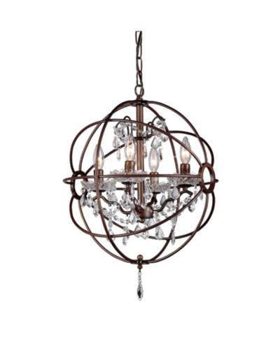 Home Accessories Edwards 17" 4-Light Indoor Chandelier with Light Kit