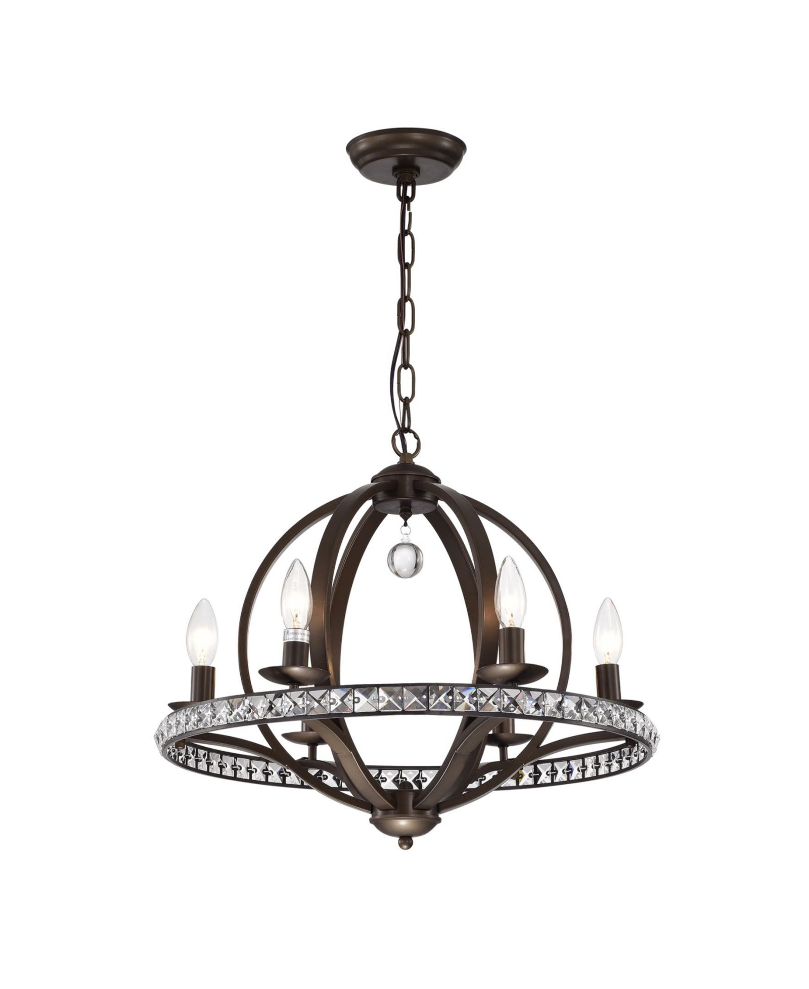 Подвесной светильник Home Accessories Lovi 23" 6-Light для дома с комплектом освещения