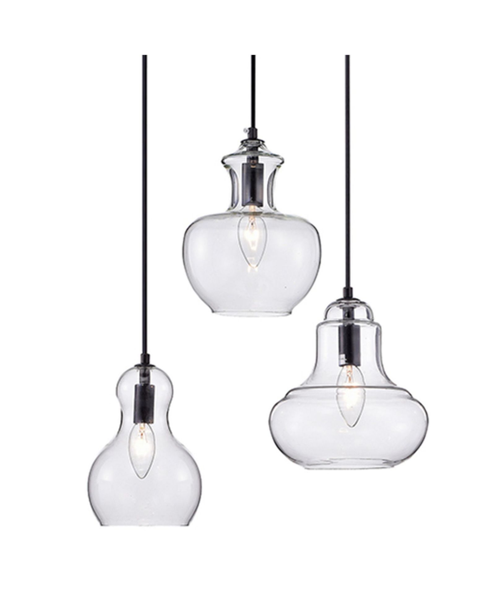 Home Accessories Beveen 17" 3-Light Indoor Pendant Lamp с Light Kit