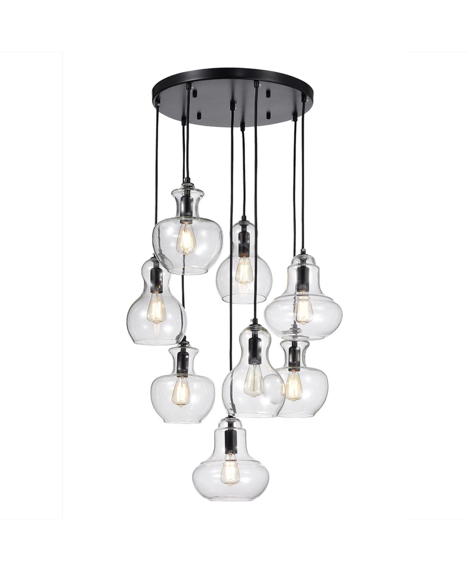 Home Accessories Beveen 27" 8-Light Indoor Chandelier with Light Kit