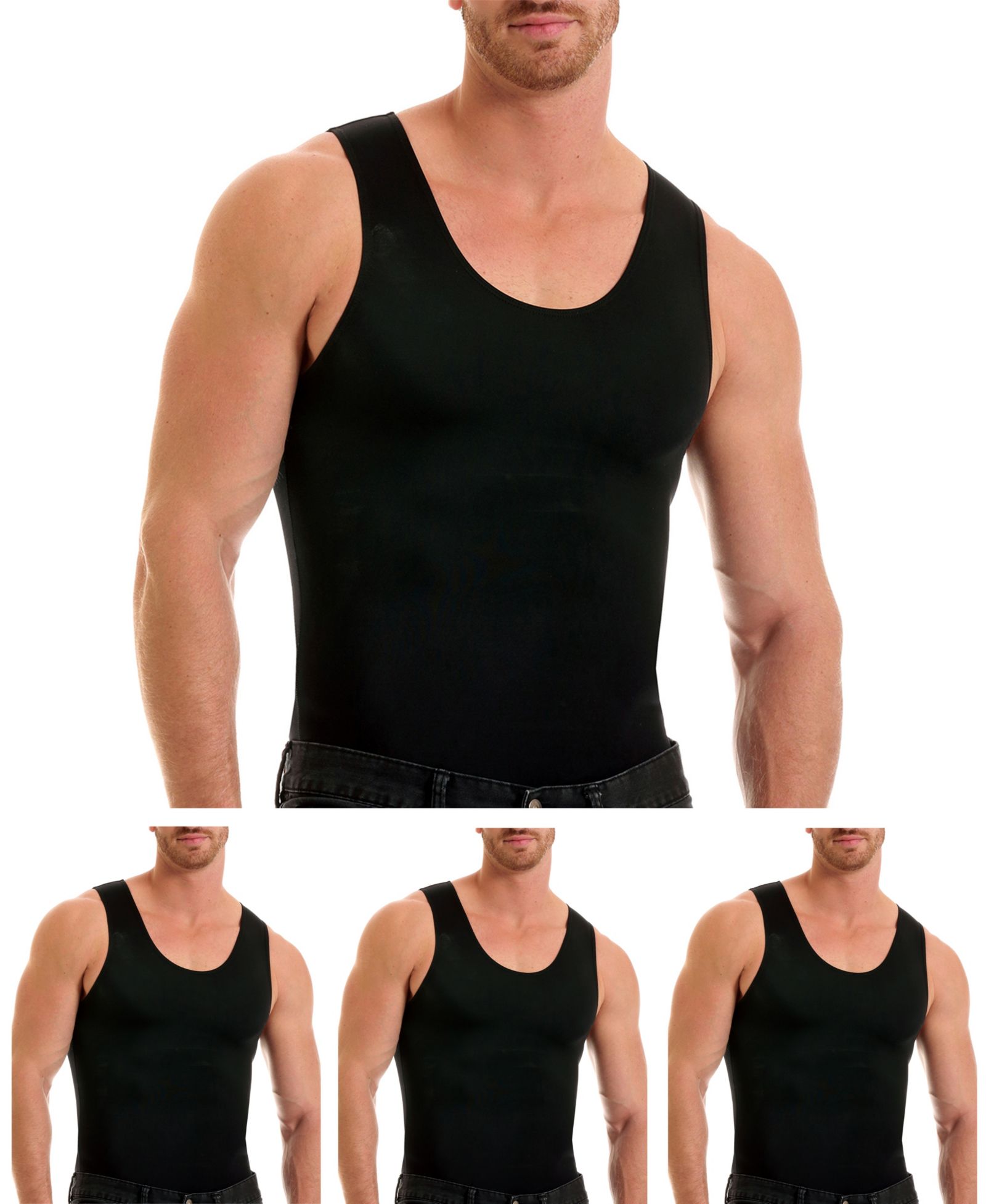 Мужские компрессионные майки Insta Slim 3 Pack Muscle Tank