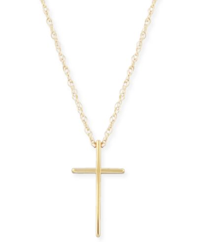 Набор из золотых крестиков 14k yellow, white или rose gold