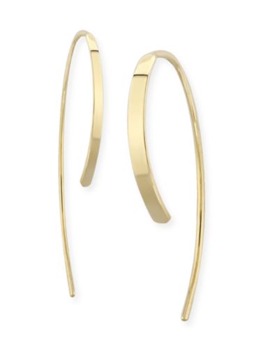 Simple Sweep набор серег-подвесок в 14k Gold