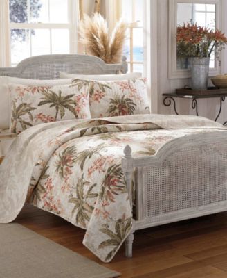 Комплект стеганого одеяла Tommy Bahama Home Bonny Cove, 3 шт., Full/Queen