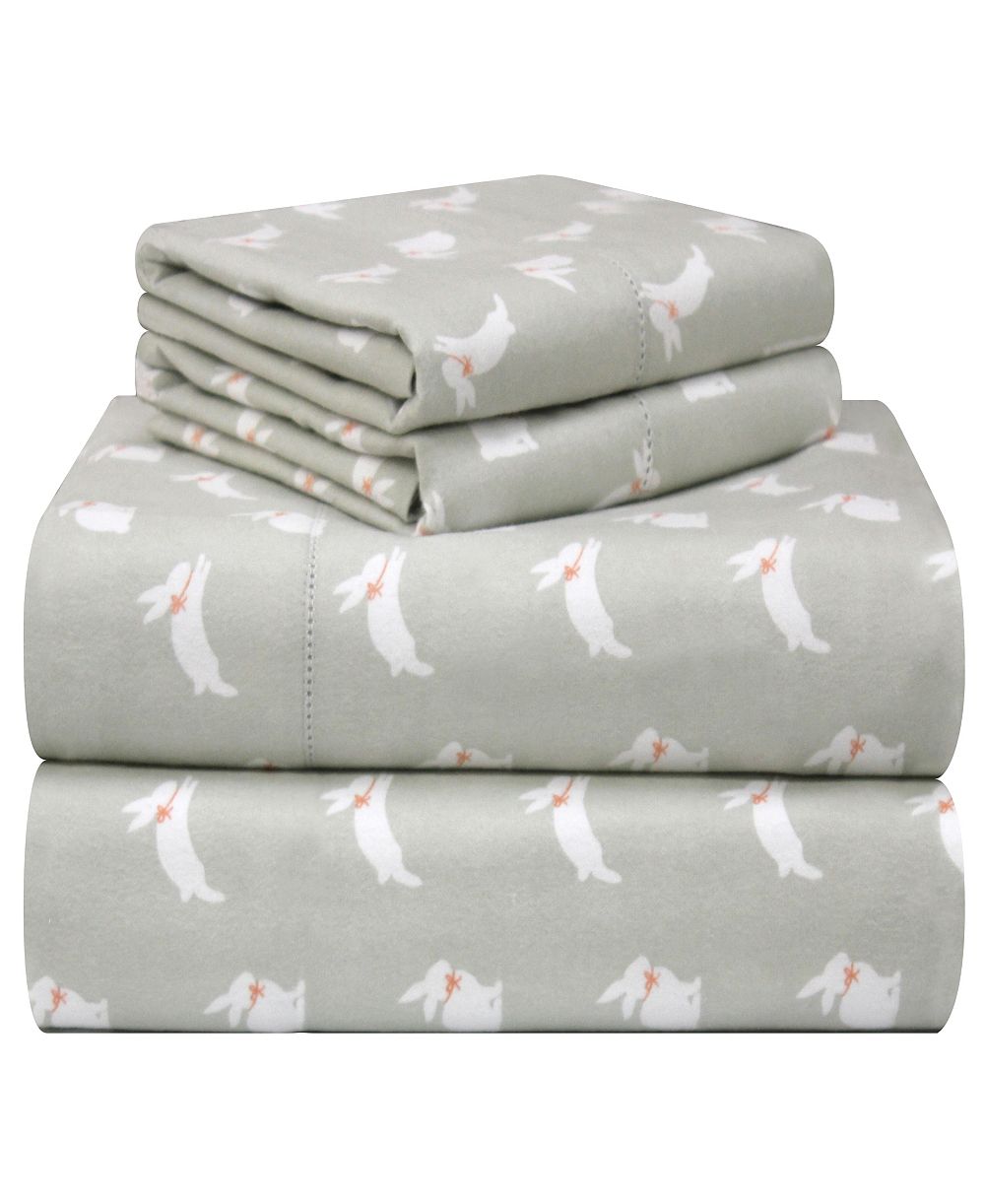Комплект фланелевых простыней Pointehaven Whimsical Printed, Full