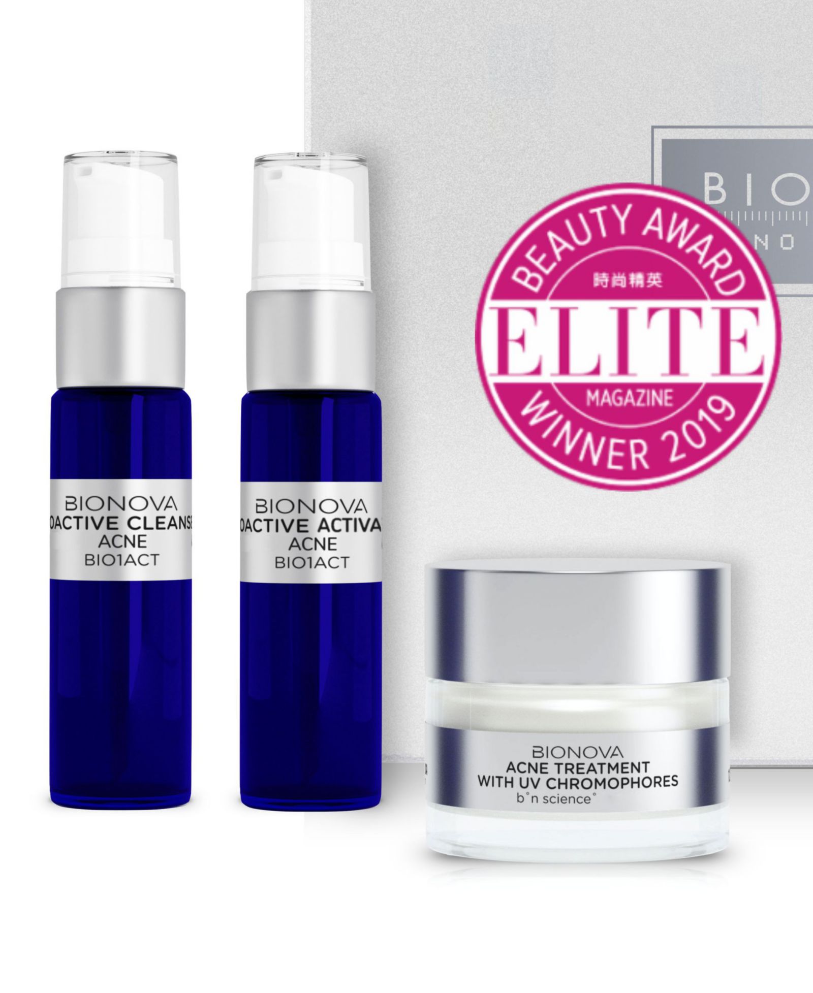 Bionova Acne Discovery Collection With UV Chromophores