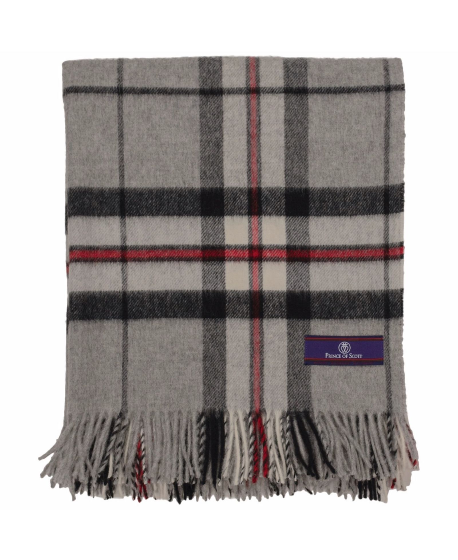 Prince of Scots Highland Tartan твидовый плед из шерсти мериноса, 55" x 72"