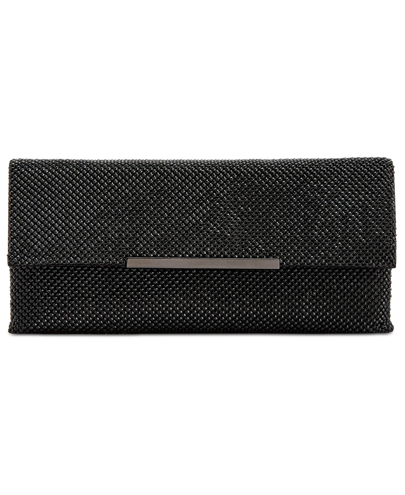 I.N.C. International Concepts Hether Shiny Mesh Clutch, Exclusively at Macy's