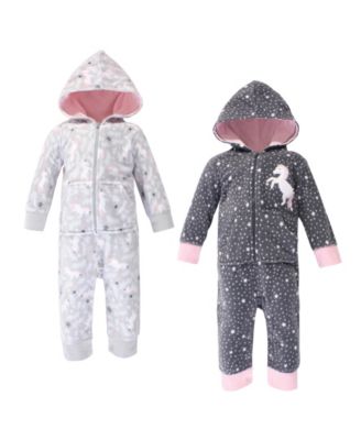 Hudson Baby Baby Girls Hudson Fleece Jumpsuits, Coveralls, and Playsuits