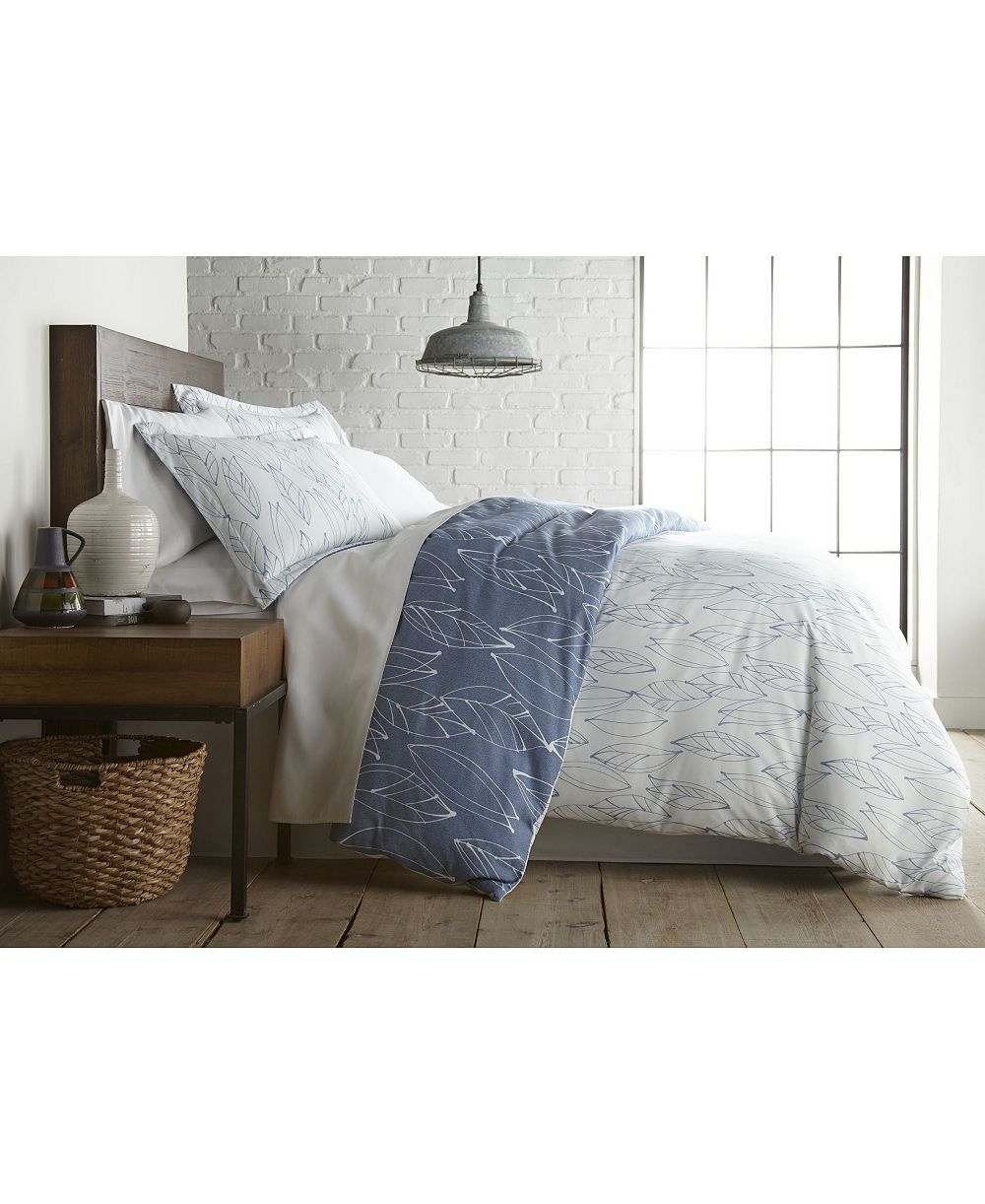 Комплект пододеяльника и наволочки Southshore Fine Linens Modern Foliage Ultra Soft, Twin
