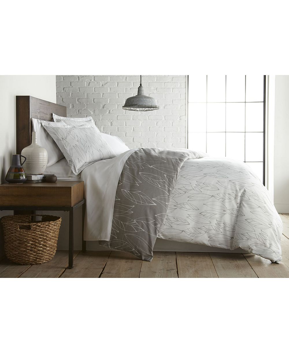Комплект из пододеяльника и наволочки Southshore Fine Linens Modern Foliage Ultra Soft, Queen