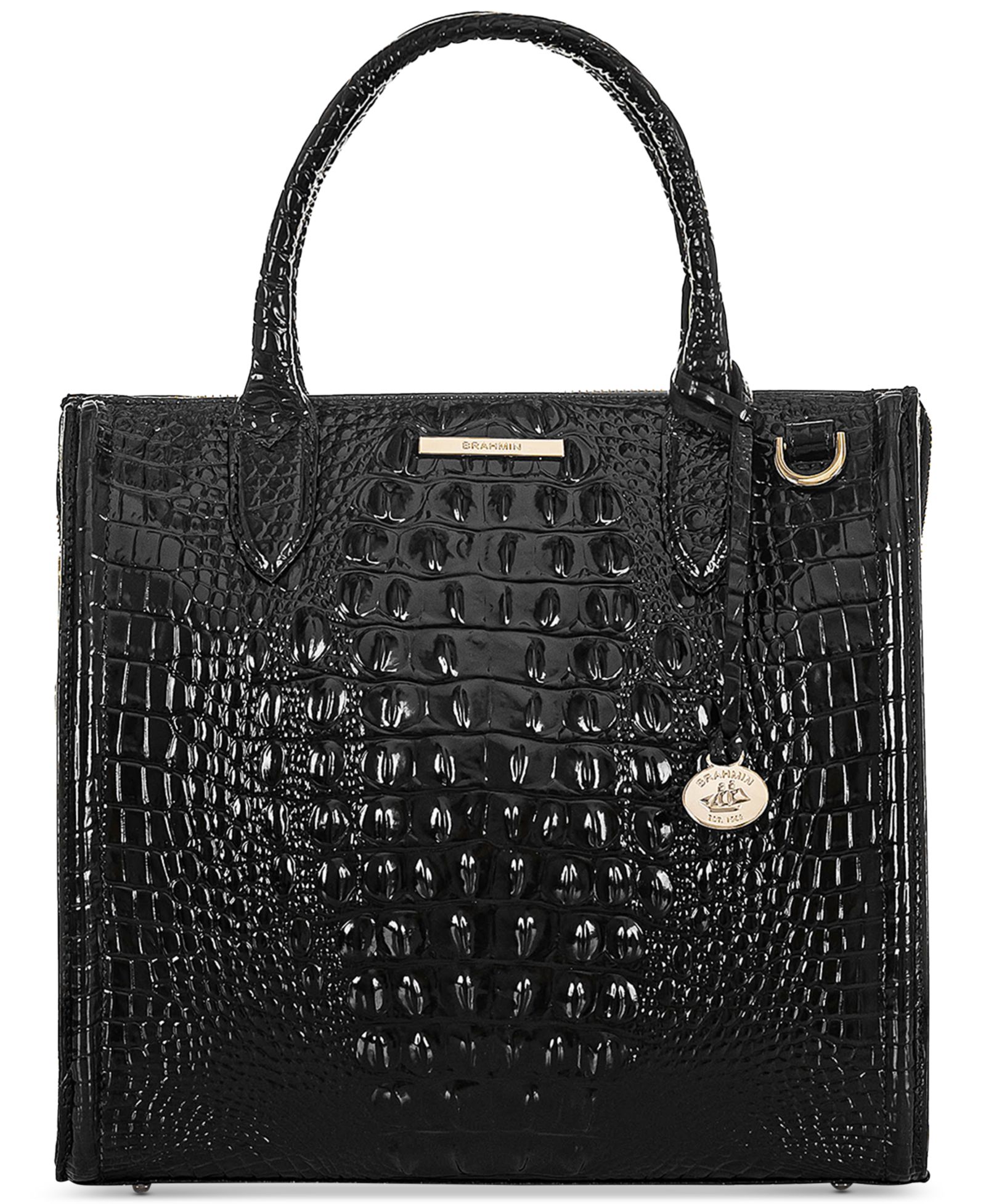 Кожаная сумка Brahmin Caroline Melbourne Medium Satchel