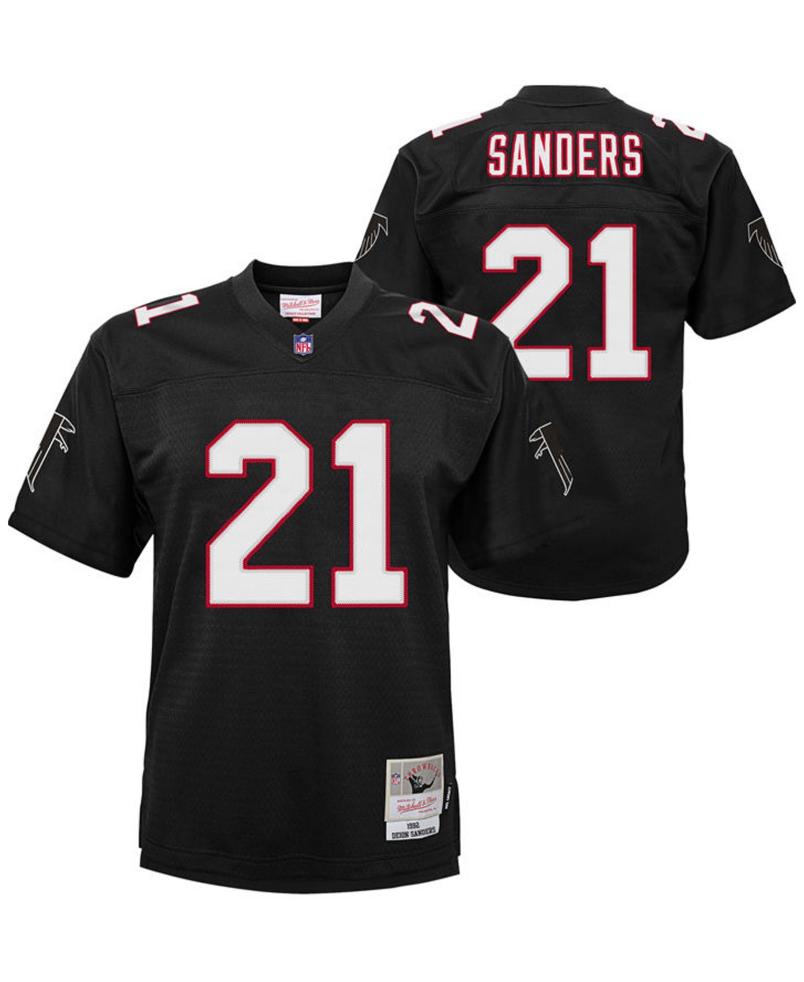 Детская джерси Mitchell & Ness Deion Sanders Atlanta Falcons Legacy Retired Player
