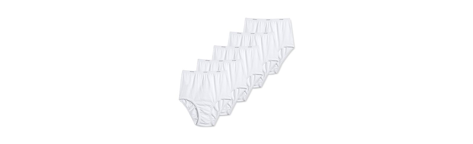 Jockey Women's Classics Cotton 5 Pack Brief Underwear 1743