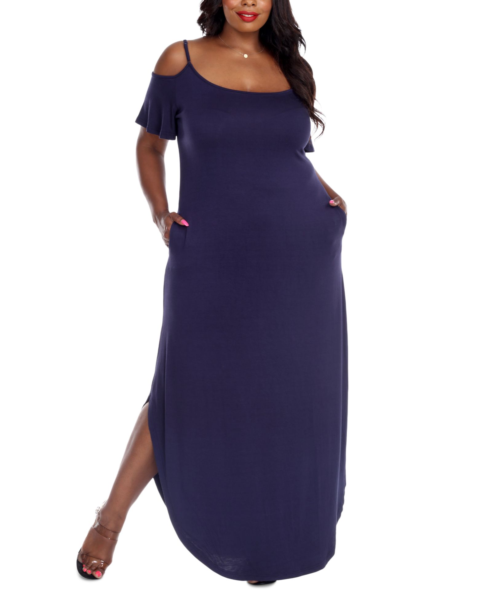Макси-платье White Mark Plus Size Lexi
