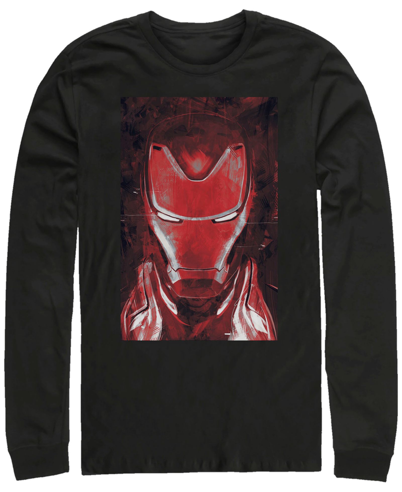 Мужская футболка с длинным рукавом Marvel Avengers Endgame Red Iron Man