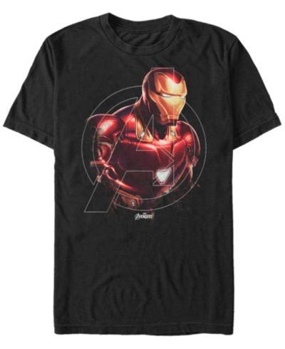 Мужская футболка Marvel Avengers Endgame Iron Man Portrait, Short Sleeve