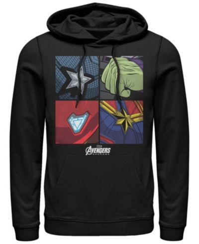 Мужское худи Marvel Avengers Endgame с логотипами героев