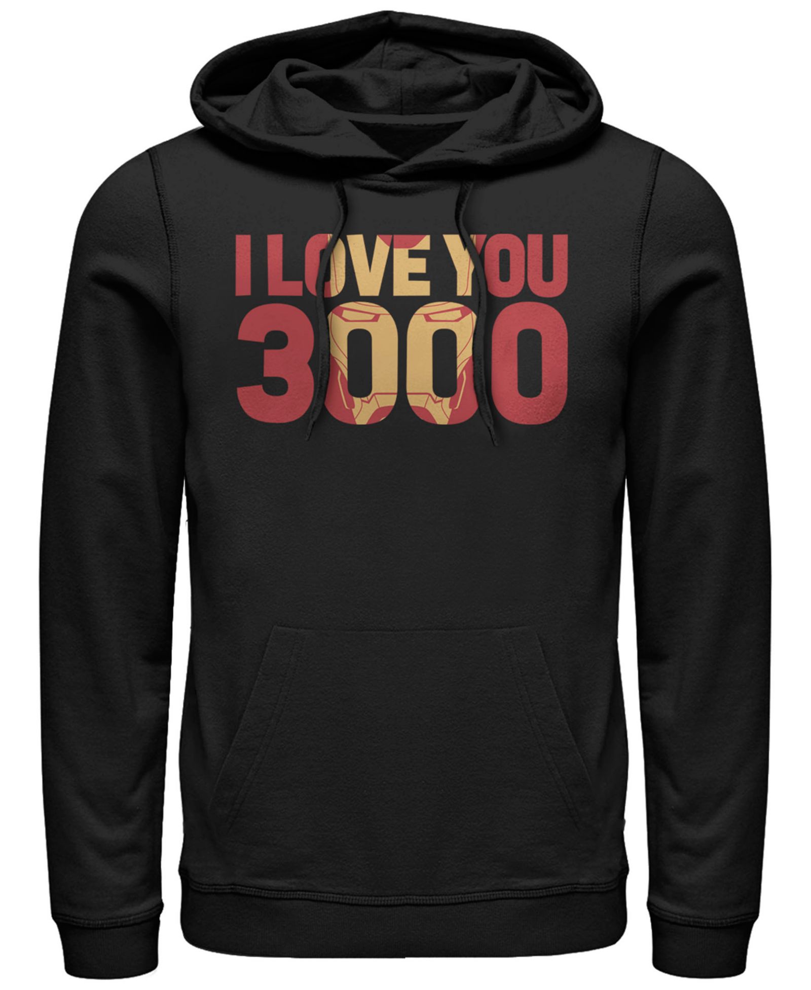 Marvel Avengers Endgame I Love You 3000 Iron Man, Мужской худи-свитшот