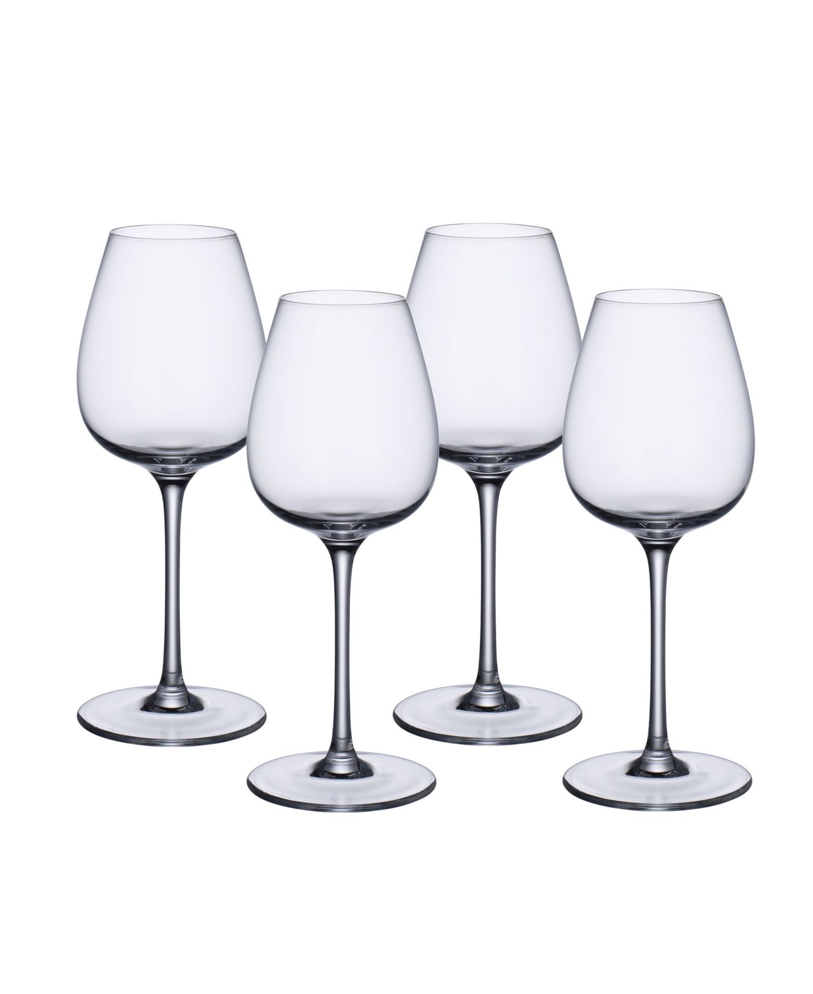 Villeroy & Boch Purismo Red Wine Intricate and Delicate Glass, Set of  4