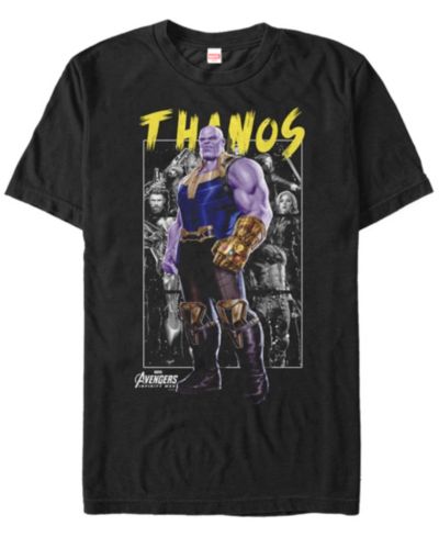 Футболка Marvel Men's Avengers Infinity War Thanos Portrait с коротким рукавом, Мужской