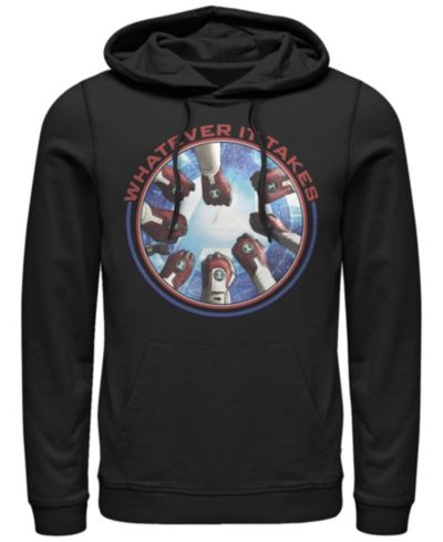Мужской худи Marvel Avengers Endgame Whatever It Takes Fist Bump Pullover