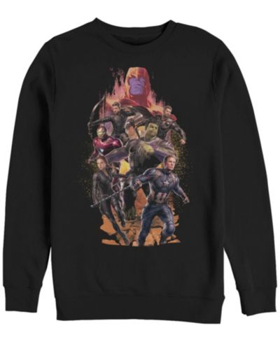 Мужской флисовый свитшот Marvel Avengers Endgame Final Battle Group Crewneck