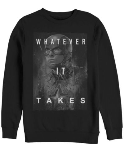 Fifth Sun Мужской флис Marvel Avengers Endgame Whatever It Takes, Crewneck Fleece