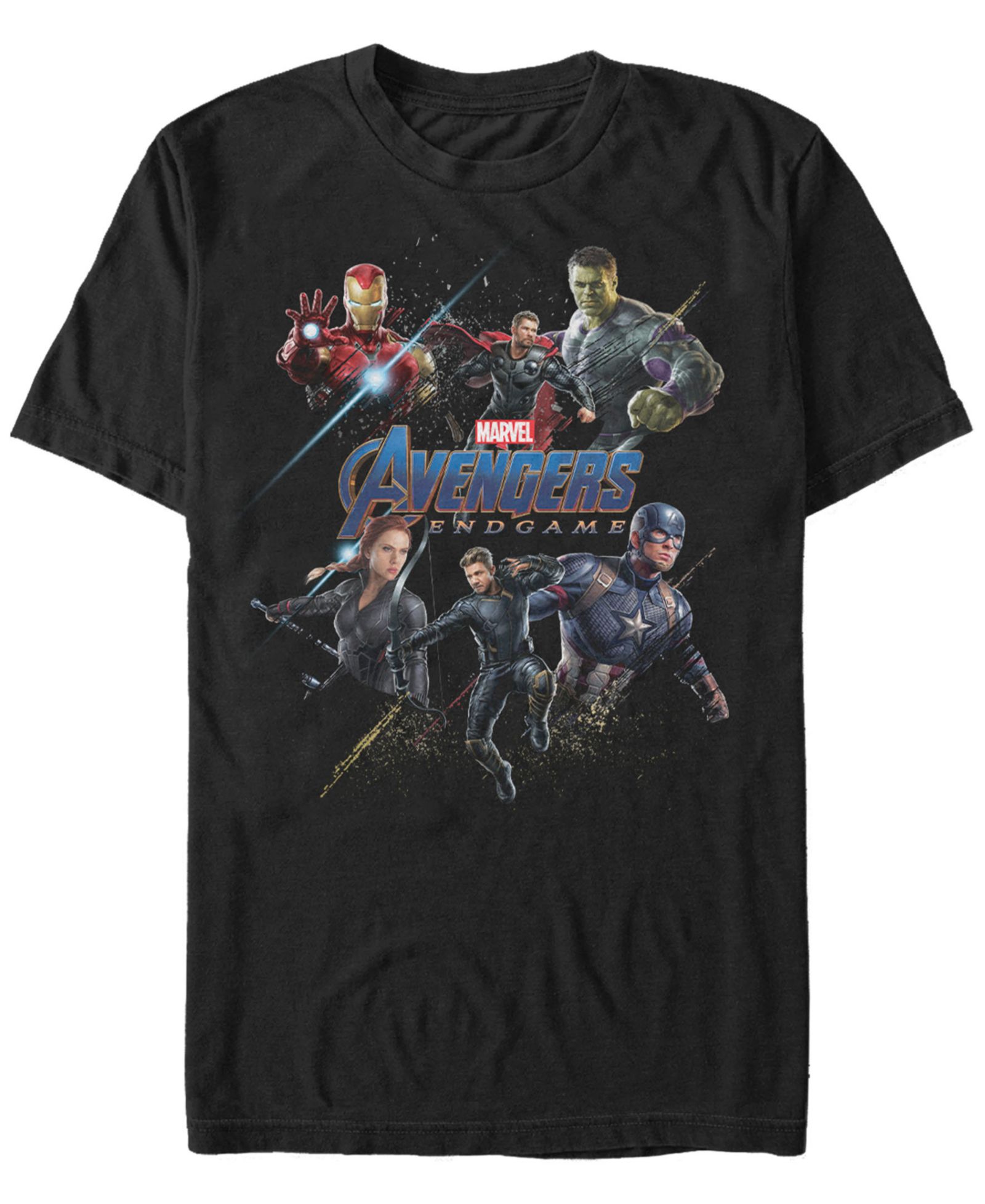 Мужская футболка Marvel Men's Avengers Endgame Splatter Group, Short Sleeve