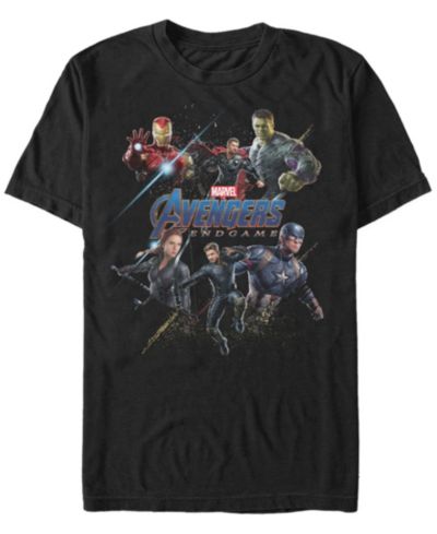 Мужская футболка Marvel Men's Avengers Endgame Splatter Group, Short Sleeve