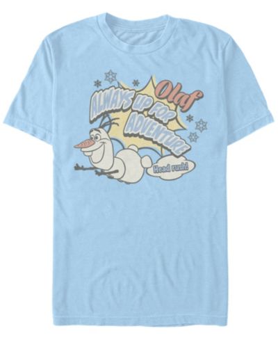 Футболка Disney Men's Frozen Olaf Always Up for Adventure, Short Sleeve