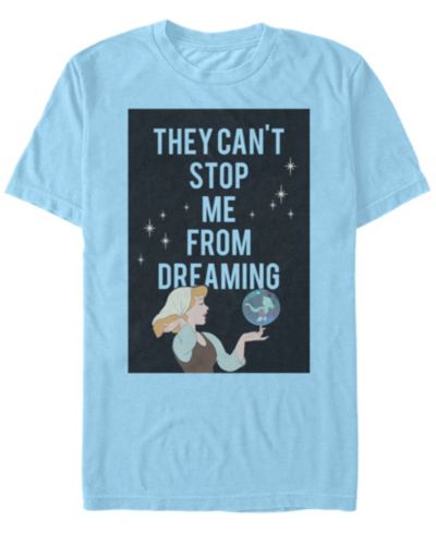 Disney Мужской T-shirt Cinderella Can't Stop Dreaming, Short Sleeve