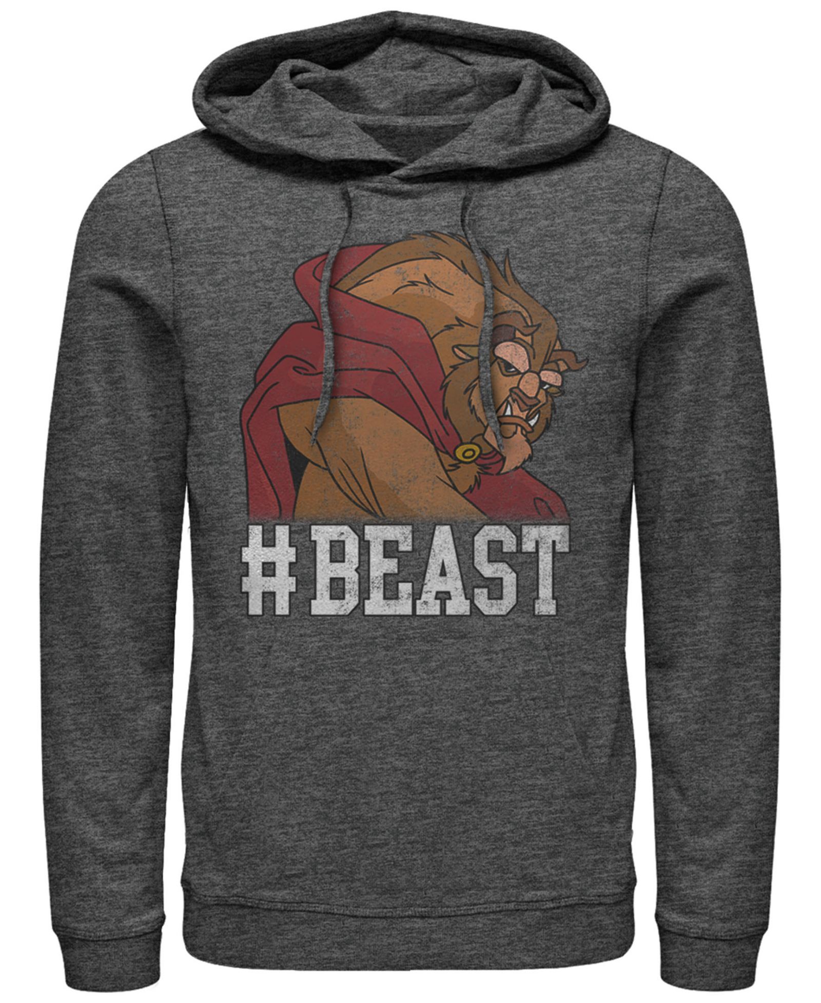Disney Men's Beauty the Beast Hashtag Beast, Pullover Hoodie