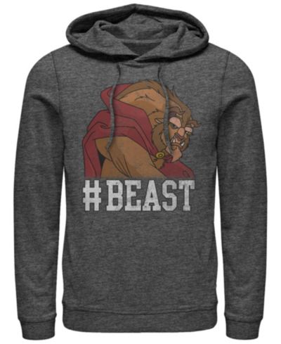 Disney Men's Beauty the Beast Hashtag Beast, Pullover Hoodie