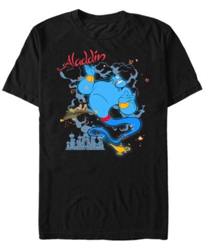 Мужская футболка Disney Men's Aladdin Genie Sparkle Carpet Ride, с коротким рукавом