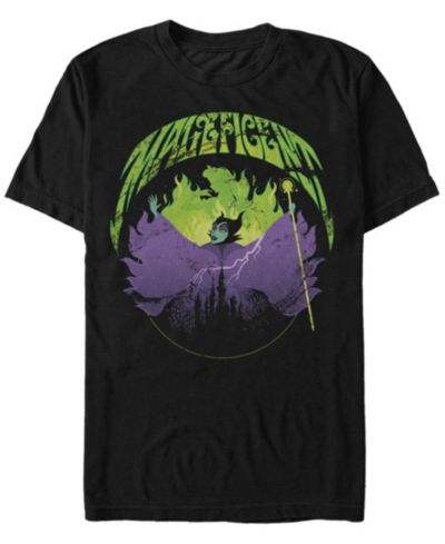 Disney Men's Sleeping Beauty Maleficent Flames футболка с коротким рукавом