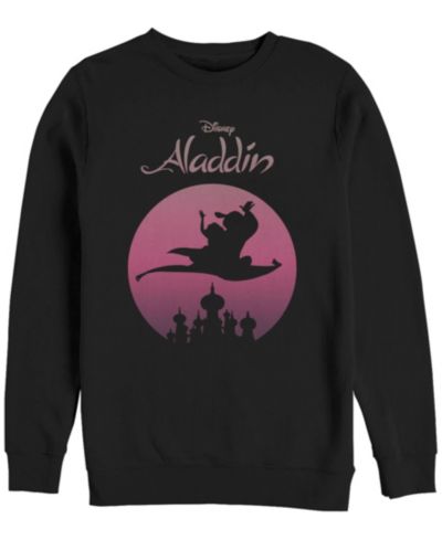 Fifth Sun Мужской флисовый свитшот Disney Aladdin Jasmine Silhouette Over Agrabah