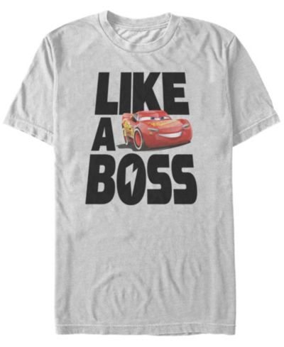 Мужская футболка Disney Pixar Cars 3 McQueen Like a Boss с коротким рукавом