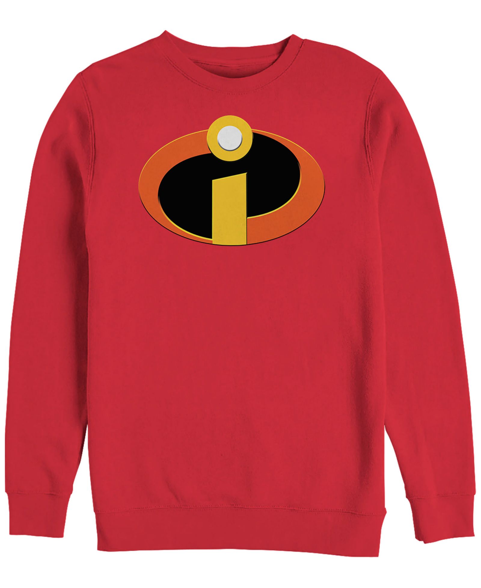 Мужской флис Fifth Sun Disney Pixar Incredibles Colored Logo Pocket Crewneck