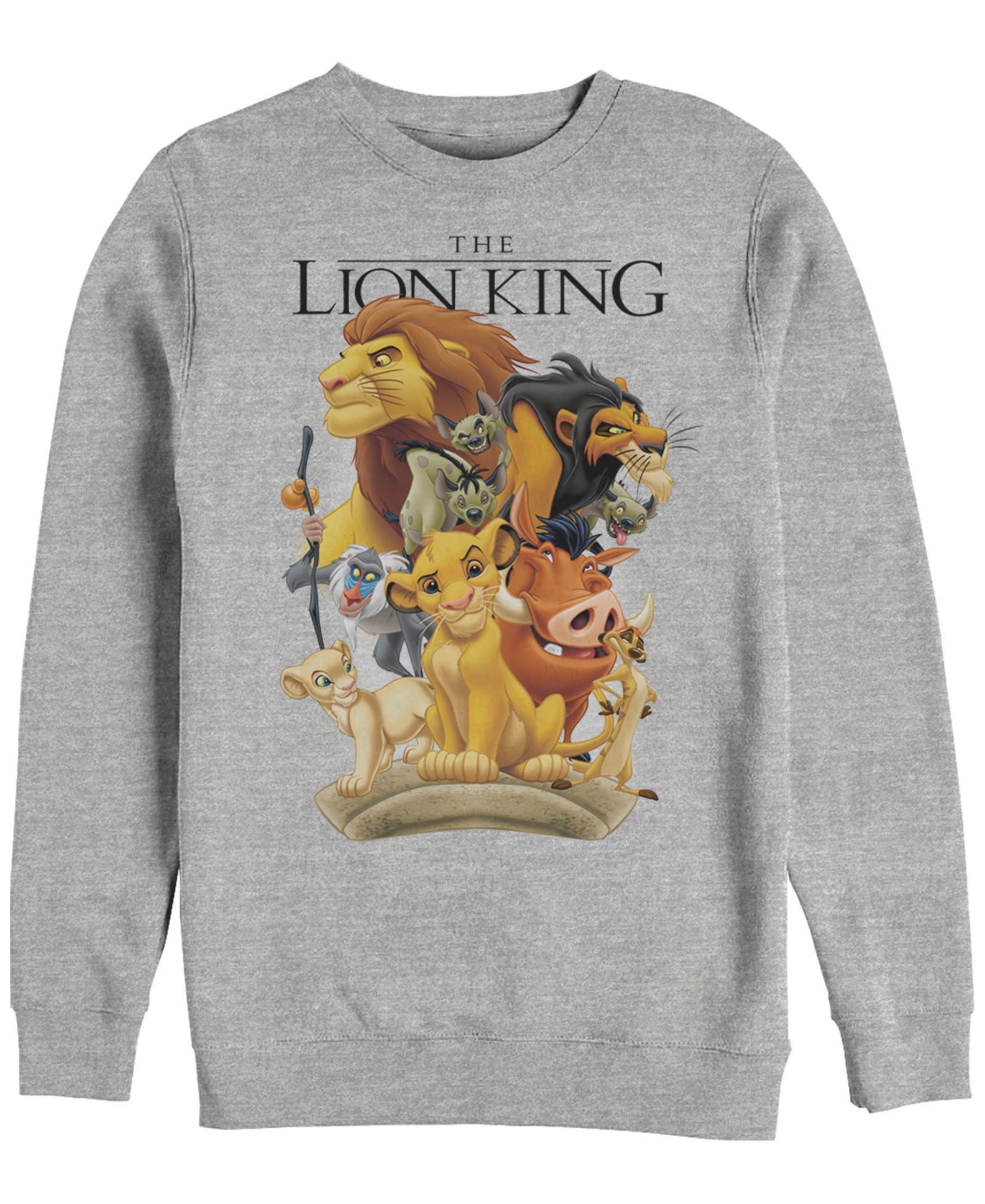Disney Мужской флисовый джемпер с персонажами Lion King