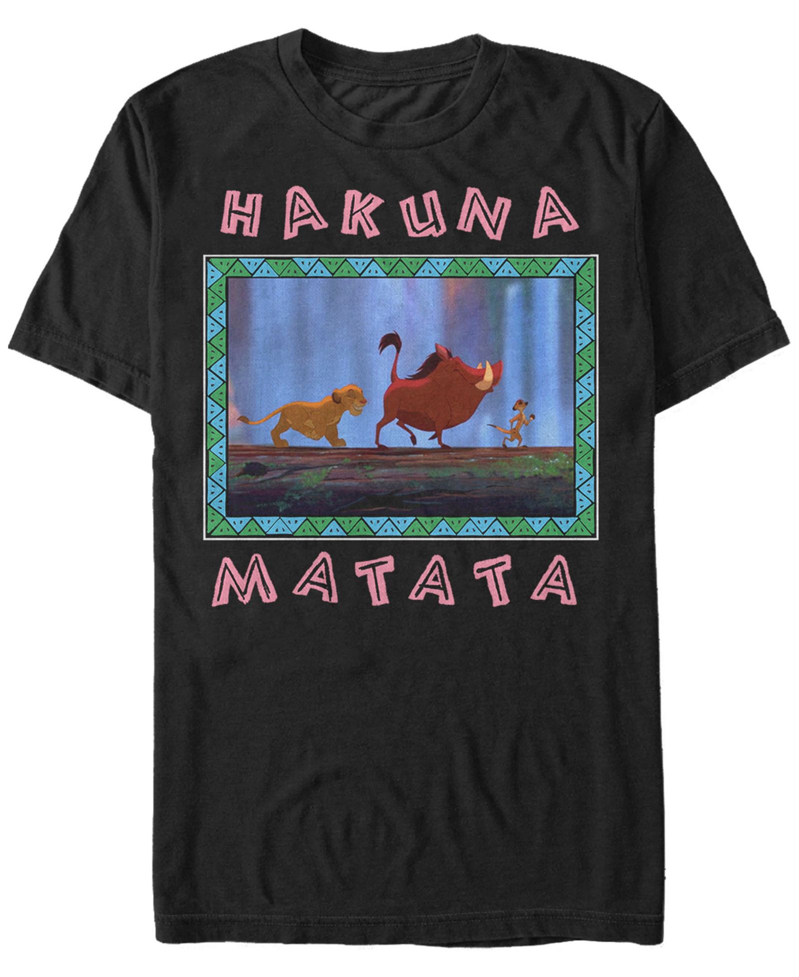 Мужская футболка Fifth Sun Disney Lion King Hakuna Matata Pattern Square