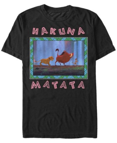Мужская футболка Fifth Sun Disney Lion King Hakuna Matata Pattern Square