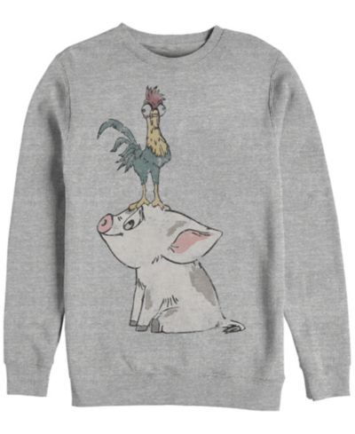 Свитшот Fifth Sun Disney Men's Moana Hei Hei on Top of Pigs Head Fleece