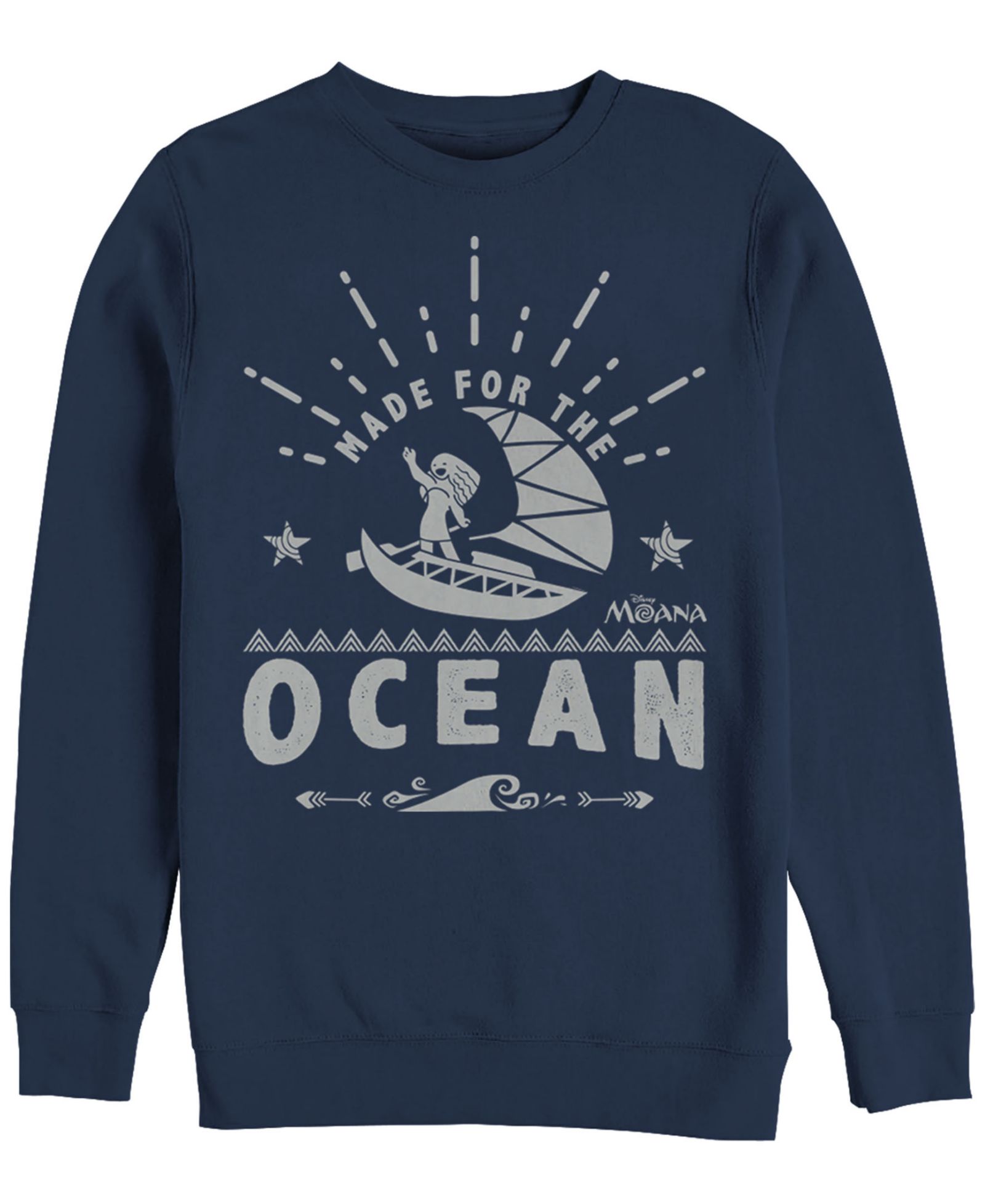 Флисовая кофта Disney Men's Moana Made for the Ocean, Crewneck
