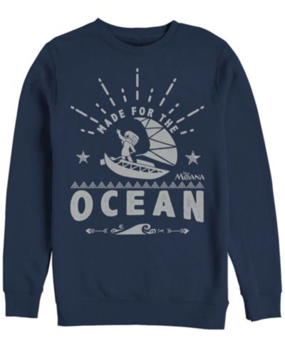 Флисовая кофта Disney Men's Moana Made for the Ocean, Crewneck