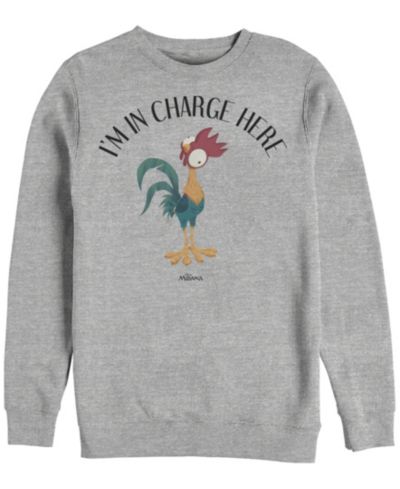 Флисовый свитшот Disney Men's Moana Hei Hei I'm in Charge Here, Crewneck